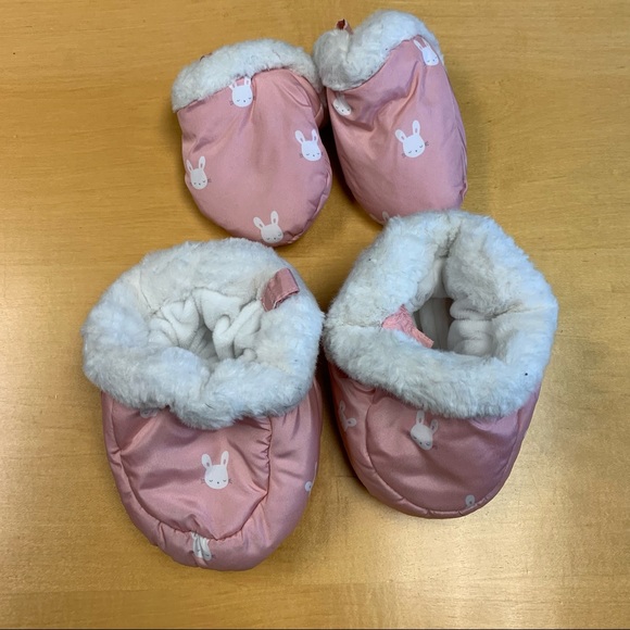 Mayoral designer bunny snowsuit with booties and mitts (12 Months) - Picture 5 of 6